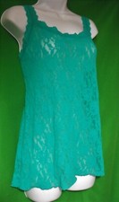 NEW HANKY PANKY 1390LX SMIN PLUS SIZE SIGNATURE MADE IN USA LACE CAMISOLE 2X