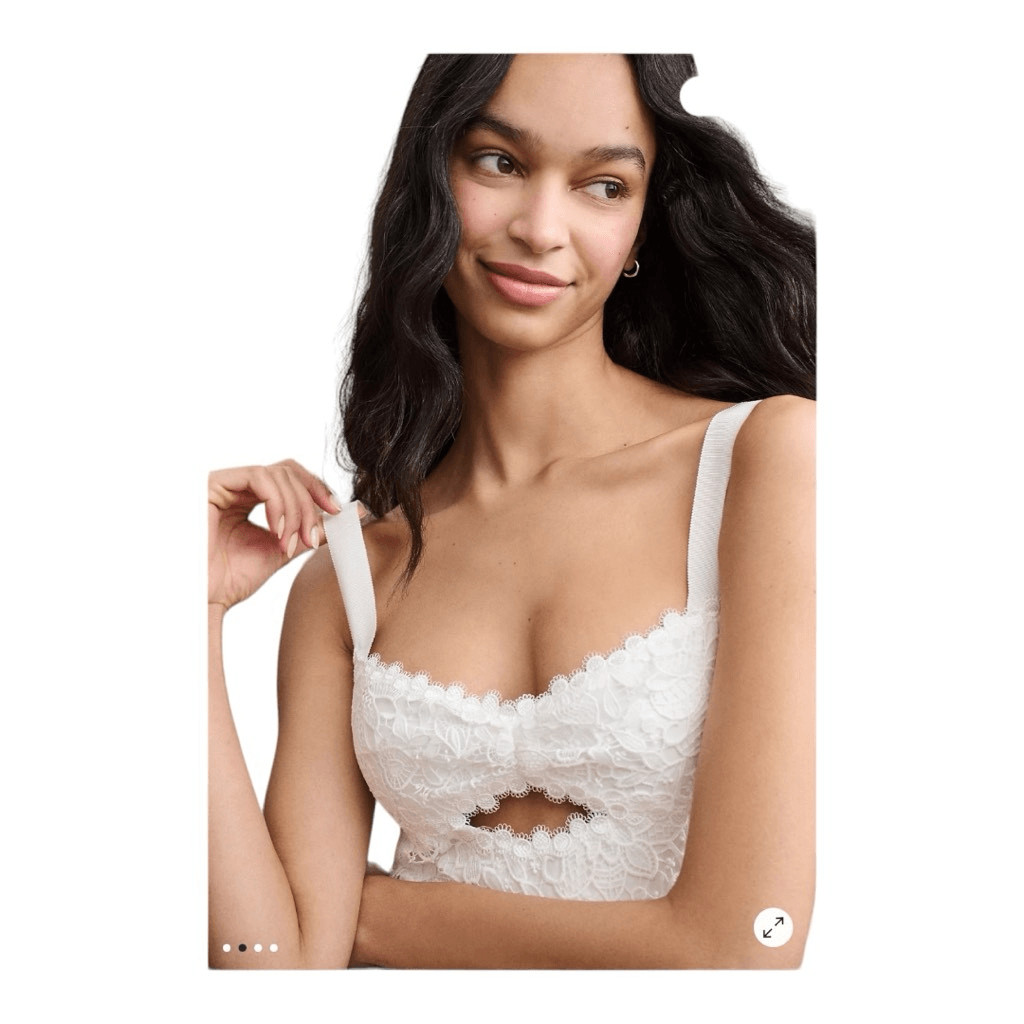 Anthropologie Saylor Malina Sleeveless Lace Cutout Midi Dress size S NWT