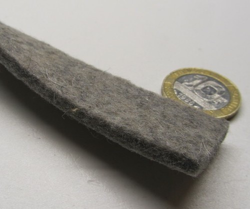 F7 Felt 1/8" Thick x 1.00" Wide x 10 Foot Roll - Picture 14 of 17