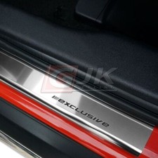 für SKODA ROOMSTER ab 2006 EINSTIEGSLEISTEN SCHUTZLEISTEN poliert 4tlg