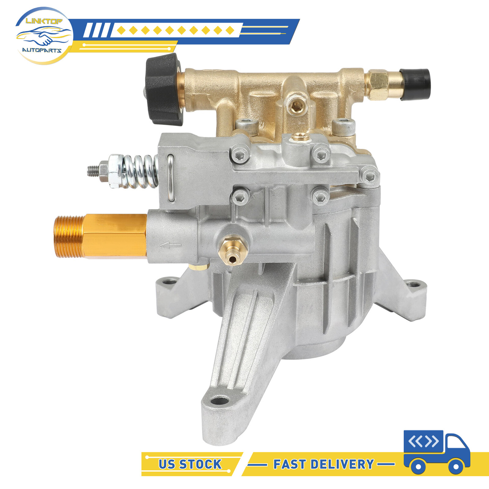 Pressure Washer Pump 7/8" -2200-3000 PSI 2.4 GPM 020416-2 020528 For Troy-Bilt