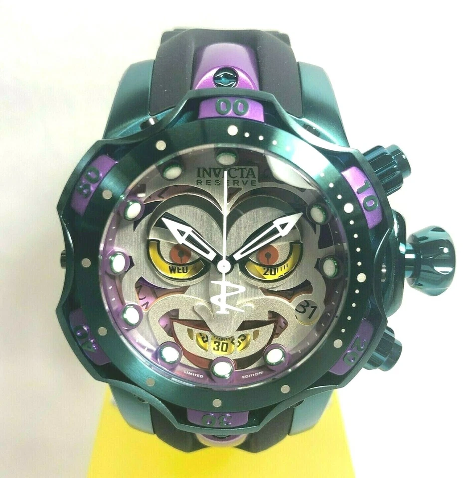Reloj con correa Invicta 35063 DC Comics Venom Joker para mujer *LE/4K*