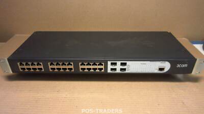 3COM 3CBLSG24 2924 SFP Plus 24-Port Baseline Gigabit 4x SFP - COVER DAMAGED