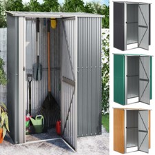 Gerätehaus Metall Fahrradgarage Geräteschrank Gartenschuppen 180,5x97x209,5 cm
