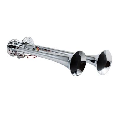 Kleinn Air Horn Model 102 Compact Dual Truck Horn Chrome Plated w/ Vortex valve