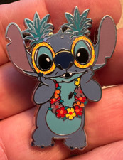 DISNEY PIN STITCH WEARING PINEAPPLE GLASSES AND LEI lilo 154558 2022