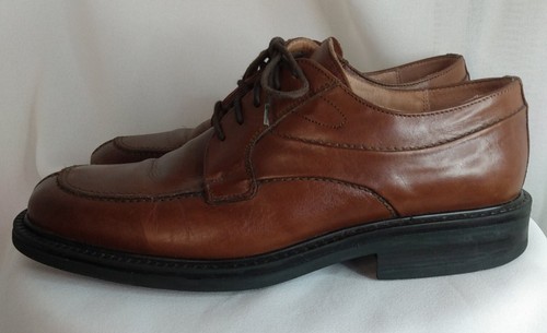 Bostonian Shoes Men's 10 M Brown Casual Dress Shoes Split Toe Comfort Italy 10M - 第 3/15 張圖片