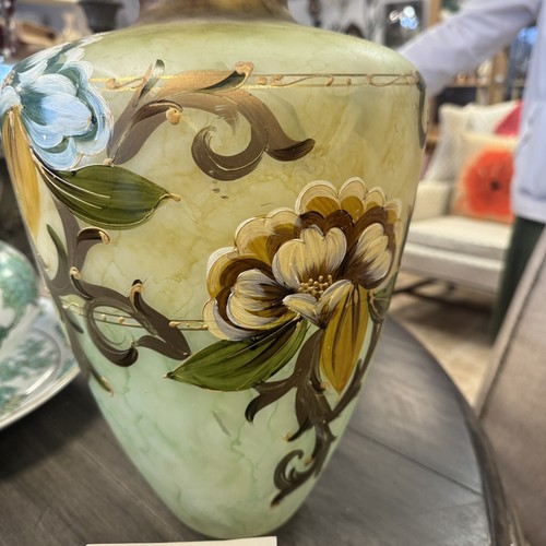 Vintage Italian Glass Gipar Collection Vase ~ Handpainted By Sylvia - Picture 6 of 9