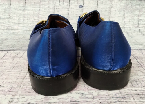 Giorgio Brutini Blue Slip On Dress Shoes Mens Size 8.5M - Picture 10 of 23