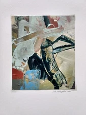 Oil/Acrylic Painting Artist Signed Abstract Expressionism - John McLaughlin 