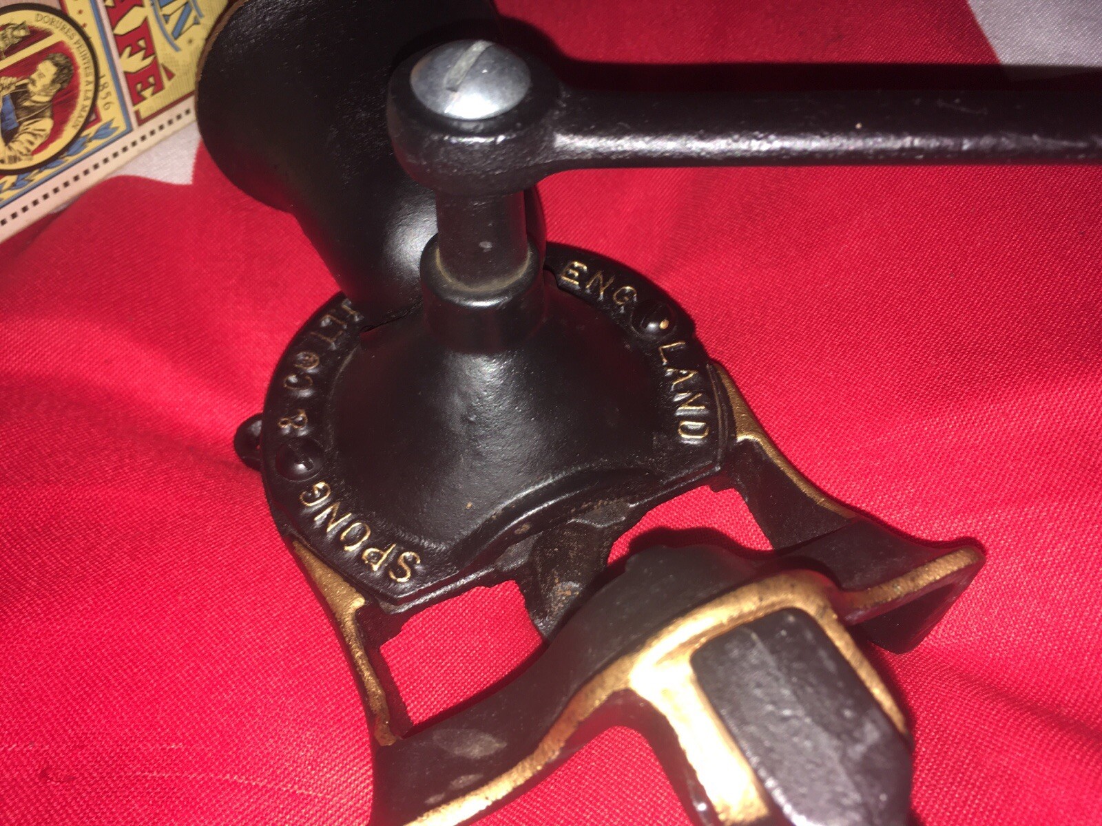 SPONG No 1 COFFEE GRINDER IN ORIGINAL BOX WITH MANUAL NEVER USED eBay