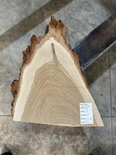 White Oak Slab #2520, live edge slab, unfinished, free shipping