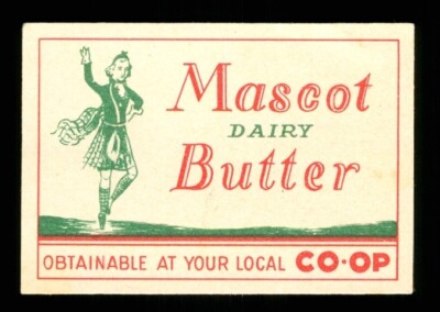 Matchbox Label Maskottchen Milchbutter erhältlich bei Ihrer lokalen Co-Op MK1026