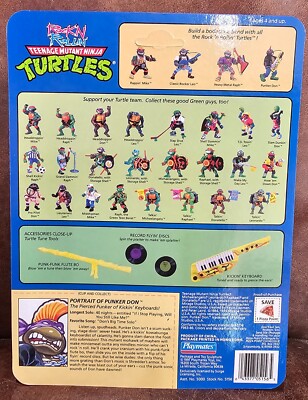1991 TMNT Donatello Teenage Mutant Ninja Turtles Punker Don