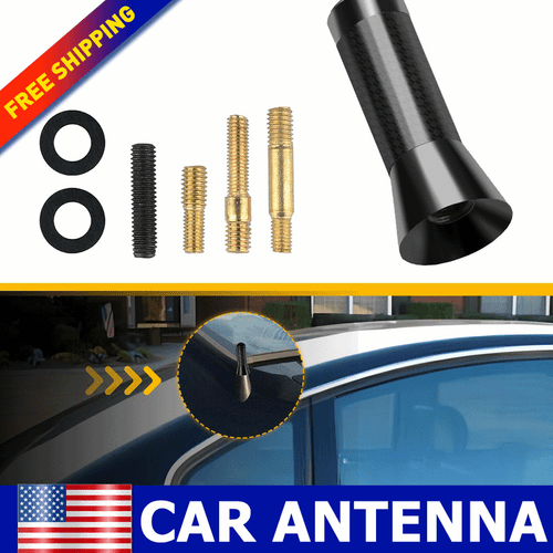 For New Truck Boat?1.4" Mini Short Car Radio Stereo Hidden Antenna Stealth FM AM