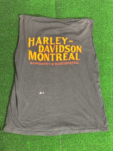 80s Vintage Harley Davidson Montreal T-Shirt - Picture 6 of 7