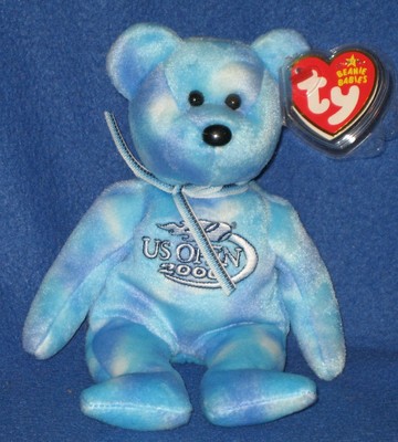 TY DEUCE -  US OPEN VERSION BEANIE BABY - MINT with MINT TAG