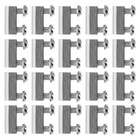 100 Sets Wire Rope Cable Clip Double Hole Clamp Copper Cable Clips For Rigging