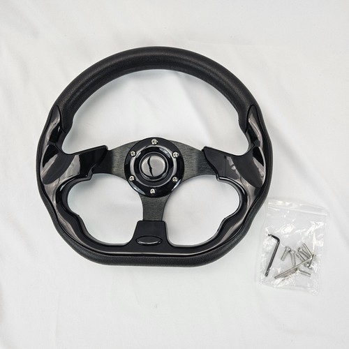 D Shape Style Golf Cart Steering Wheel Universal Design for Club Car Ds and...