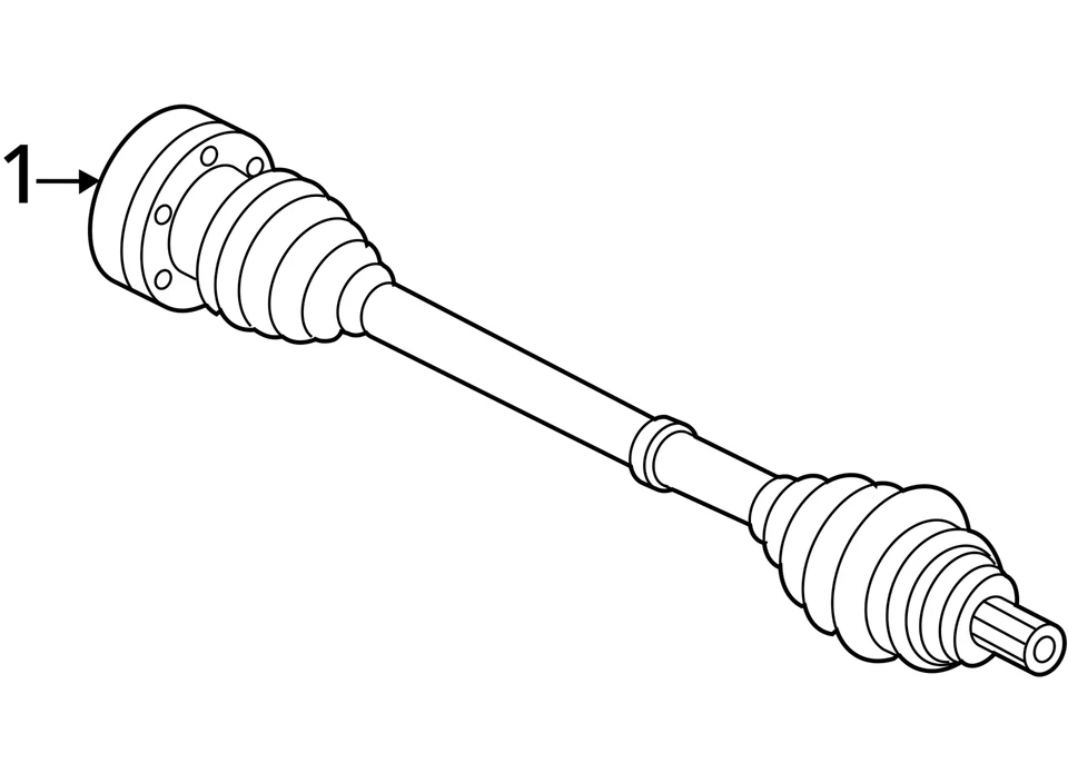 Eje eje trasero para AUDI S4 6737700 10-14 Foto 4 de 4