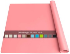 Extra Large Silicone Table Mat, Silicone Mat for Crafts Kids Dinner Placemat ...