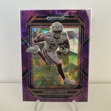 2023 Panini Prizm Draft Picks Dameon Pierce #22 Purple Ice Prizm /149