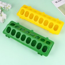 2 PCS Anti-swinging Pigeon Food Box Durable Trough Baby Feeding Dish Slot