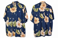 VTG Kahala Hawaiian Shirt XL John Severson Fl...
