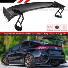 For 2023-26 Civic Type-r Fl5 Swan Neck Sp Style Carbon Fiber Trunk Spoiler Wing For 2023-26 Civic Type-r Fl5 Swan Neck Sp Style Carbon Fiber Trunk Spoiler Wing