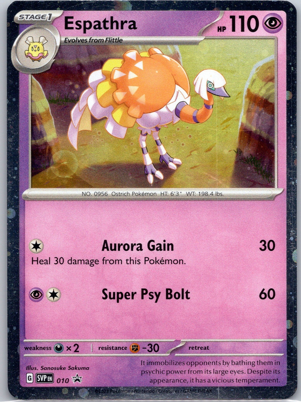 Espathra - Holo SV: Scarlet & Violet Promo Cards #010 NM