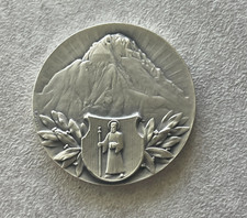 1973 Glarus Silvered Bronze Swiss Shooting Medal R-827var. L2