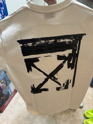 Off-White Men's T-Shirt Size XL White