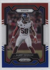 2023 Panini Prizm Red White & Blue Prizm Bobby Okereke #124 12ps