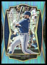 2021 Panini Select Joey Gallo Blue Premier Level SSP #33/35 Texas Rangers