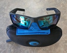    Costa Del Mar BLACKFIN PRO Green Mirror Polarized Glass Men Sunglasses 6S9078