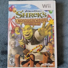 Shrek's Carnival Craze Party Games (Nintendo Wii, 2008) CIB Complete w/ Manual