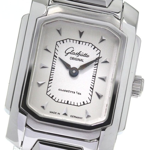 GLASHUTTE ORIGINAL Senator Carre Silver Dial Hand Winding Ladies Watch_823639