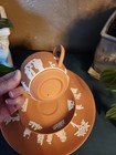 Wedgwood Terra Cotta Jasperware Teacup, Saucer And Plate EUC Stamped 1957 — photo 9