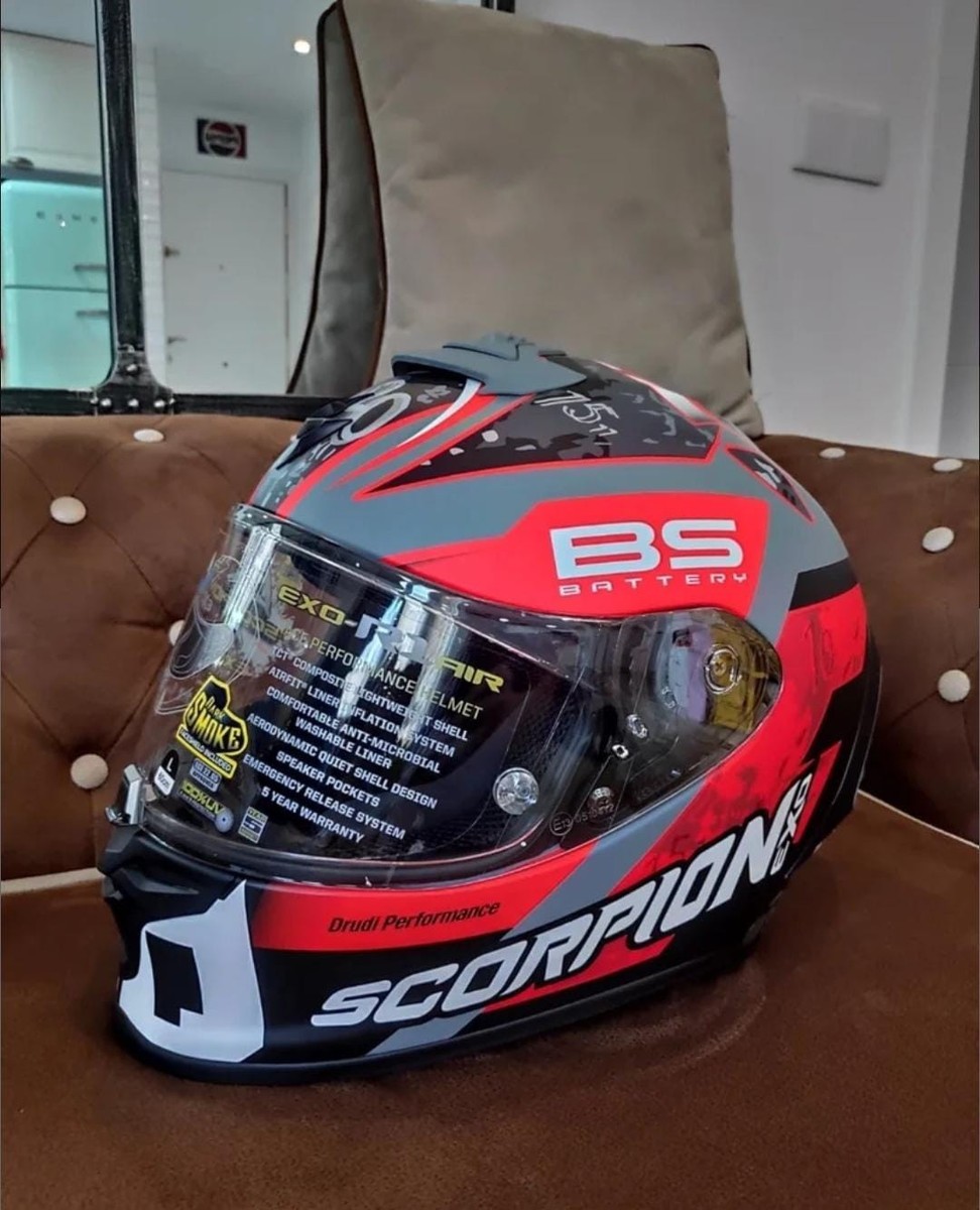 quatararo motogp scorpion helmet Fabio Quartararo Signed Scorpion EXO-R1 Air Helmet L MotoGP 2021 Champion