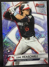 Luke Keaschall RC /299 Mini-Diamond Refractor 2025 Bowman's Best #70 Twins