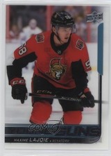 2018-19 Upper Deck Young Guns Clear Cut Max Lajoie #223 01ks