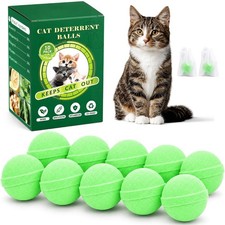 Cat Repellent Outdoor  Indoor, Natural Peppermint Oil Cat Deterrent Outdoor,...