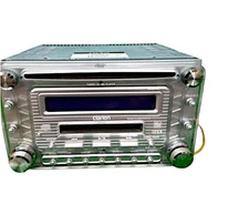 Used Clarion DMB165 Car Audio Unit CD MD Radio Tuner with Wiring Harness Tested