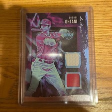 2020 Panini Diamond Kings Shohei Ohtani DK Materials Relic Jersey Card Angels