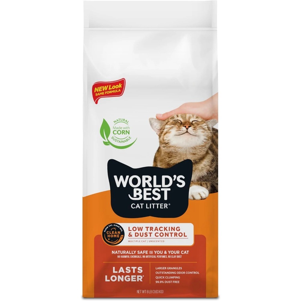 WORLD'S BEST CAT LITTER Low Tracking & Dust Control Multiple
