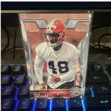 Topps Nate Orchard Rookie Card #408 Cleveland Browns NFL Football Trading Card