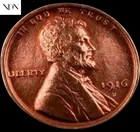 1916-S Lincoln Wheat Penny Cent - Gem BU Red