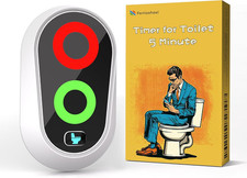 5 Minute Timer for Toilet, Funny Gift for Dad Mum, Festival Novelty Gift for Fat