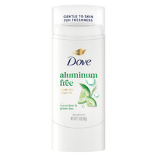 Dove Aluminum Free Deodorant Cucumber Green Tea 2.4 oz 72H Freshness
