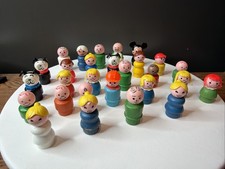Lot of 28 Vintage Fisher Price Little People